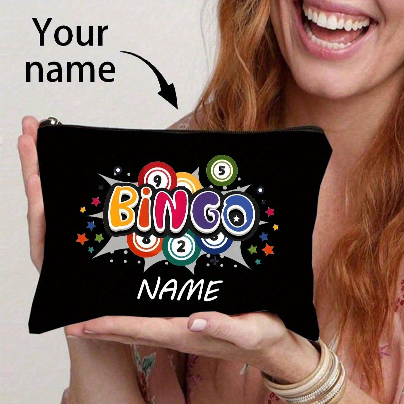 Party Games Name - Personalizowana torba na bingo z imieniem,