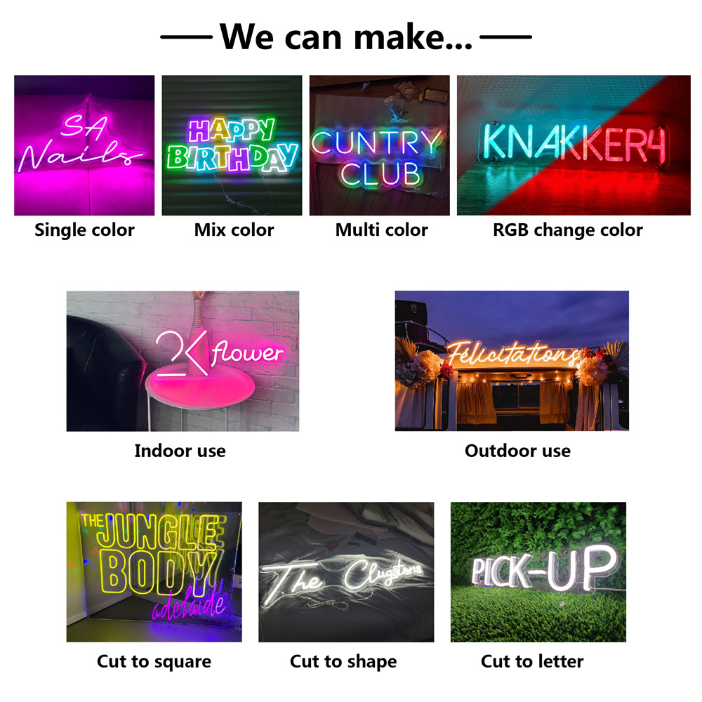 Konfigurowalny neon LED z napi – Party Games Name recenzja i cena