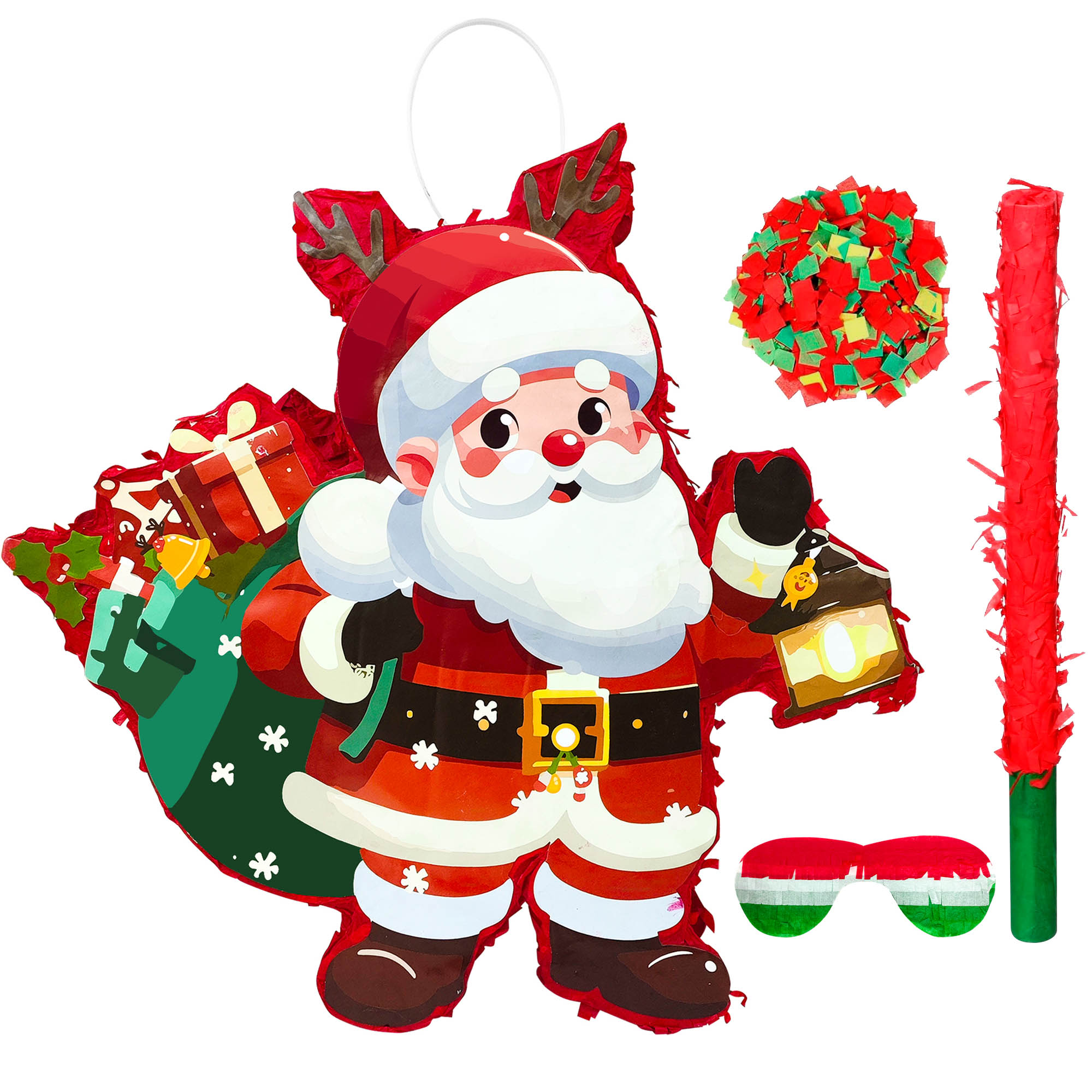 Zestaw 4 szt. piñat na Boże Na – Party Games At Christmas recenzja i cena