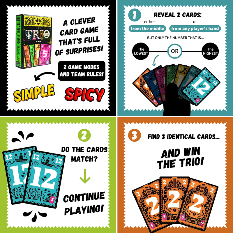 TRIO Strategiczna gra planszow – Party Games Multiplayer recenzja i cena